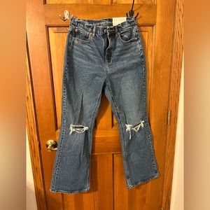 Never worn American Eagle Curvy Bootcut High Rise Jeans